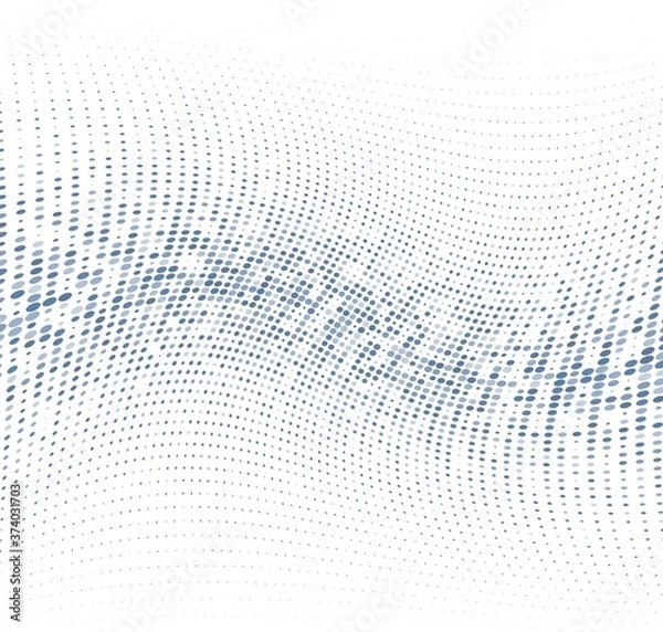 Fototapeta pattern with blue dots