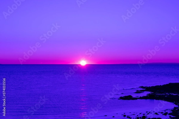 Obraz sunset over the sea