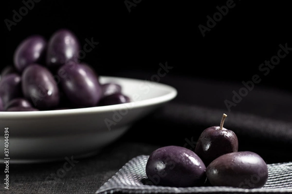 Obraz olives, dark food