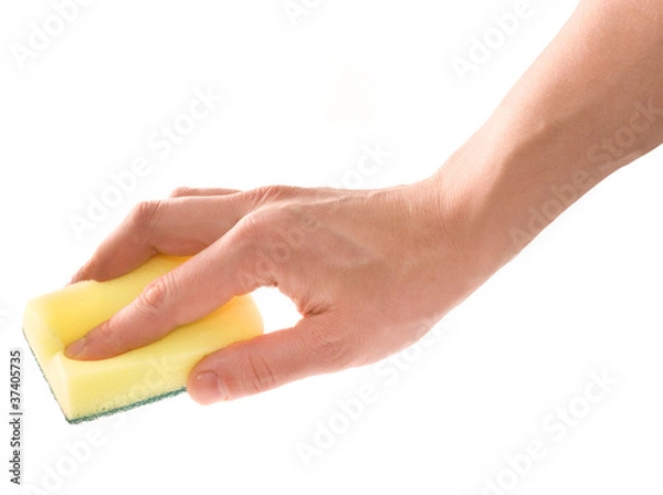Obraz Сleaning hand