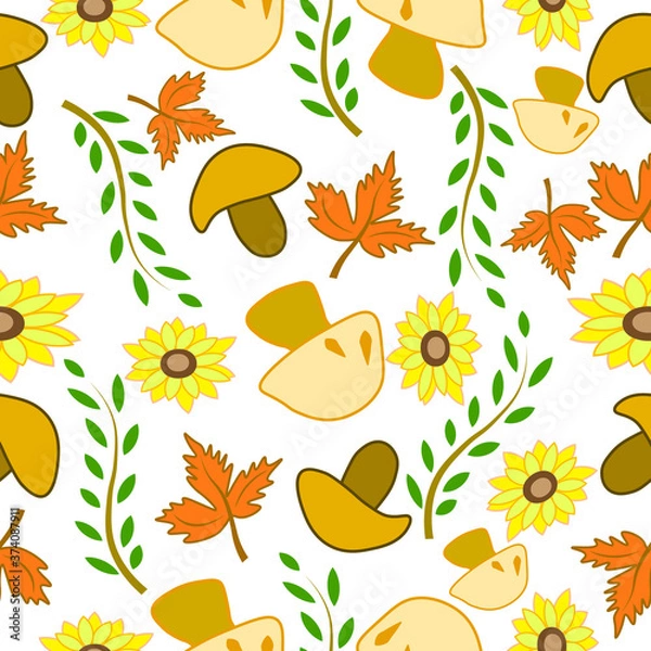 Obraz autumn leaves background