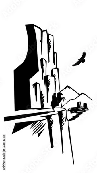 Fototapeta the mountains