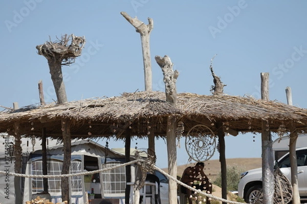 Obraz old house in the beach