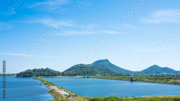 Obraz lake and mountains