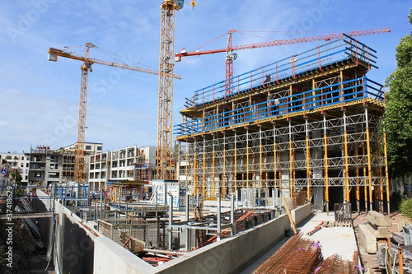 Obraz Immeuble en construction-1428