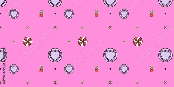 Fototapeta pink candy wallpaper