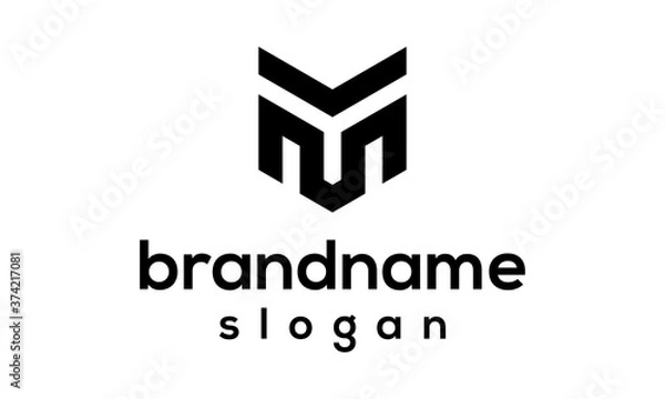 Obraz Letter M modern logo design vector EPS 10