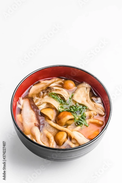 Fototapeta 秋の味覚　キノコ汁