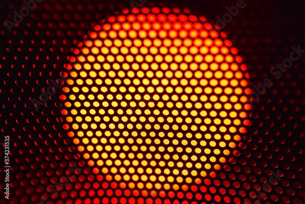 Obraz orange ligth