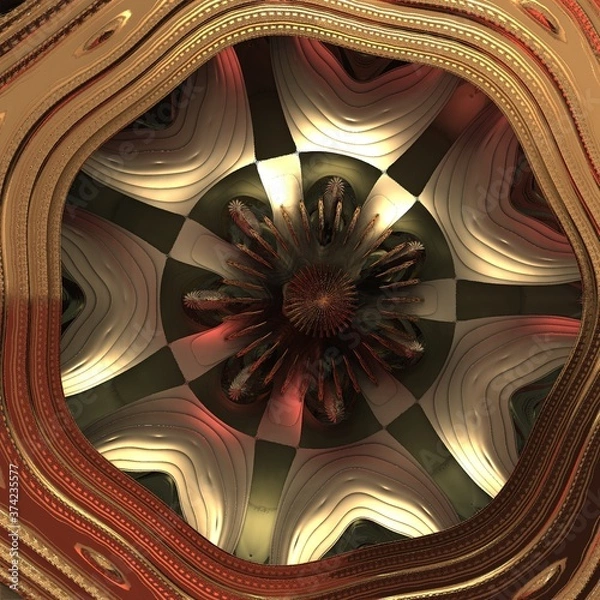 Fototapeta computer generated pattern.
Suitable for banner, brochure or cover.