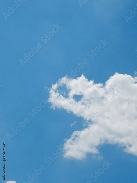 Obraz blue sky with clouds