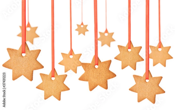 Obraz Hanging Gingerbread Hearts