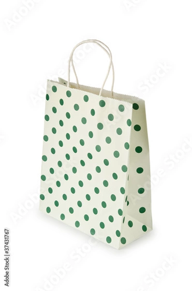 Obraz Shopping bag isolated on the white