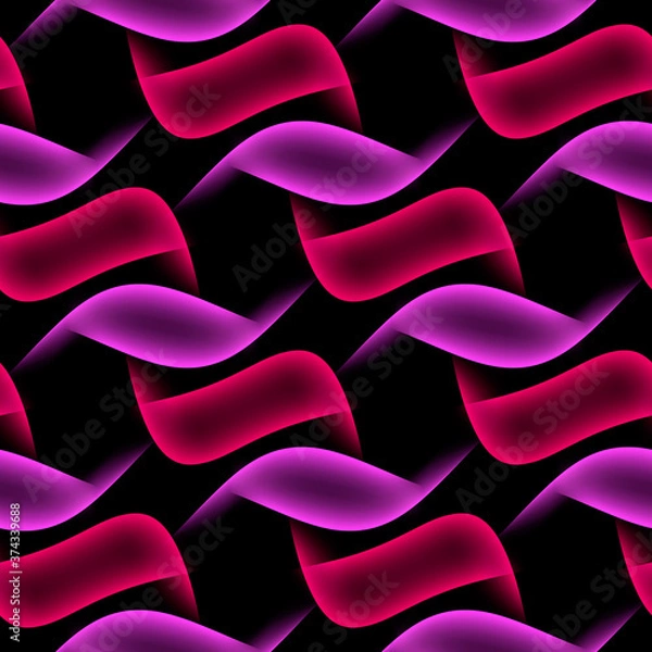 Fototapeta Abstract seamless pattern. Creative vector background.