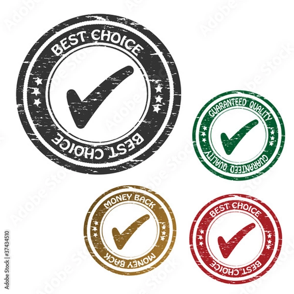 Obraz Vector stickers - guaranteed quality