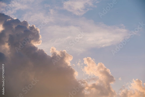 Fototapeta clouds in the sky