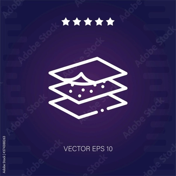 Obraz membrane vector icon modern illustartion