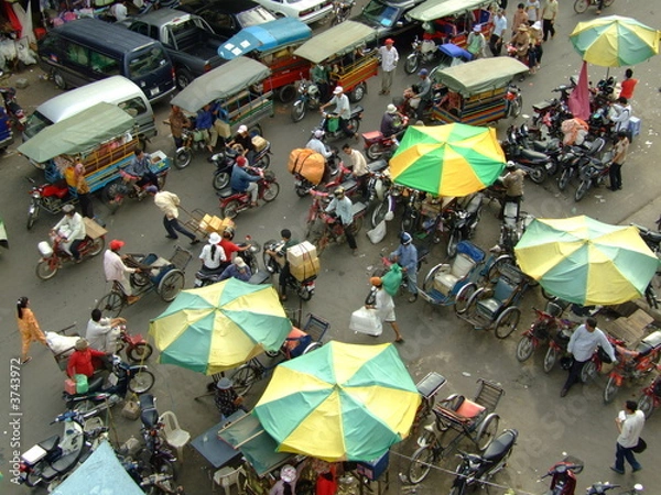 Obraz Marche a Phnom Penh