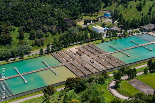 Obraz Stacja uzdatniania wody.