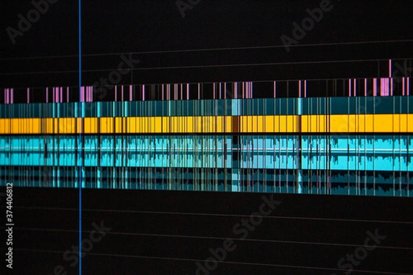 Obraz Video Editing Timeline