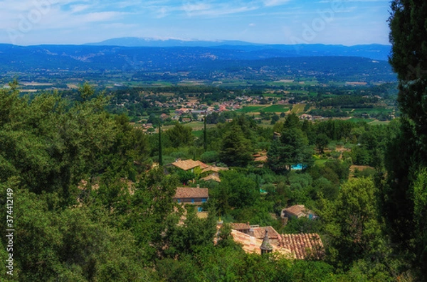 Obraz Oppède le Vieux, village in Southern France