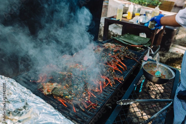 Fototapeta Parrillada
