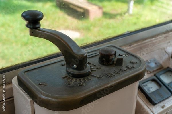 Obraz 路面電車の運転席