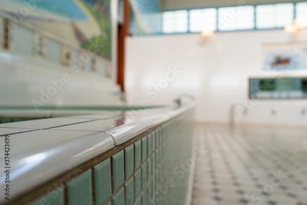 Fototapeta 銭湯公衆浴場の浴槽