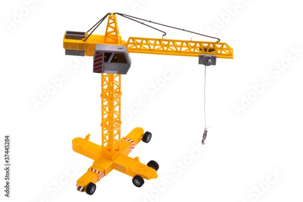 Obraz lifting crane toy