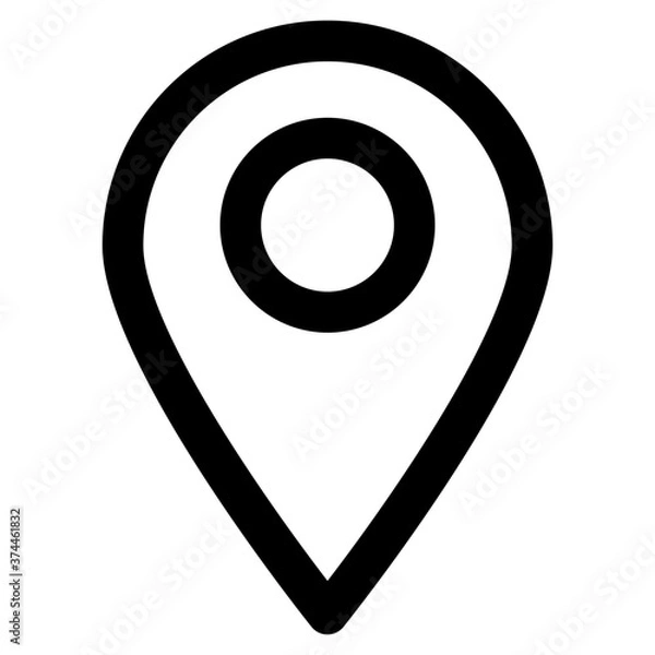 Fototapeta Pin marker icon