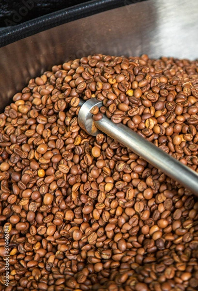 Obraz roasted coffee beans, can be used as a background