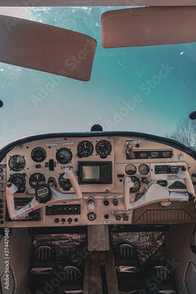 Obraz CABINA DE AVIÓN 