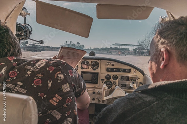 Obraz CABINA DE AVIÓN  2 