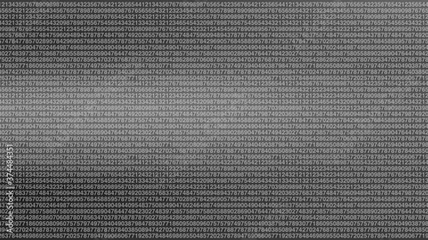 Fototapeta Number Text pattern texture background wallpaper