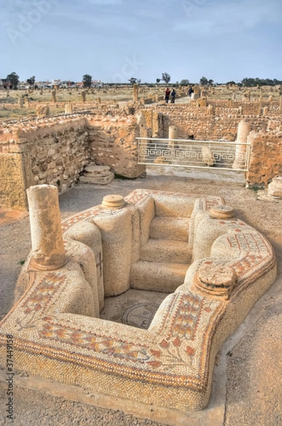 Obraz Baptysteria w starożytnej sbeitli