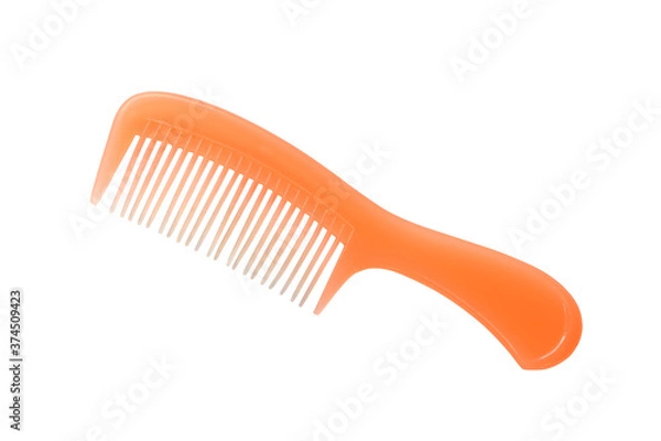 Fototapeta Orange comb isolated on white background. Object with clipping path.