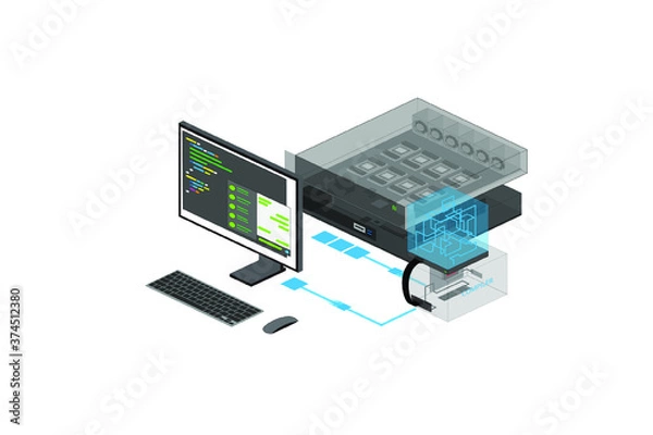 Fototapeta Developed chatbot to provide a near human response to a better user experience.