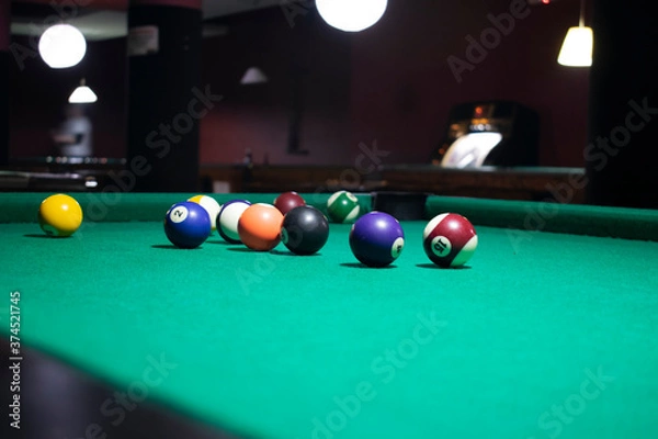 Fototapeta Pool table