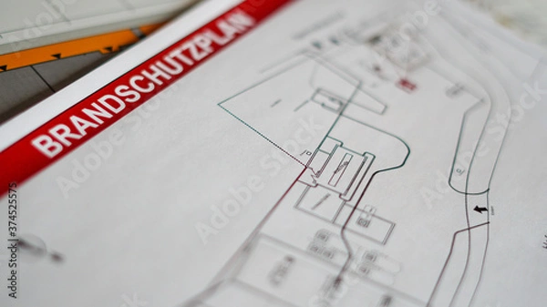 Obraz Brandschutzplan