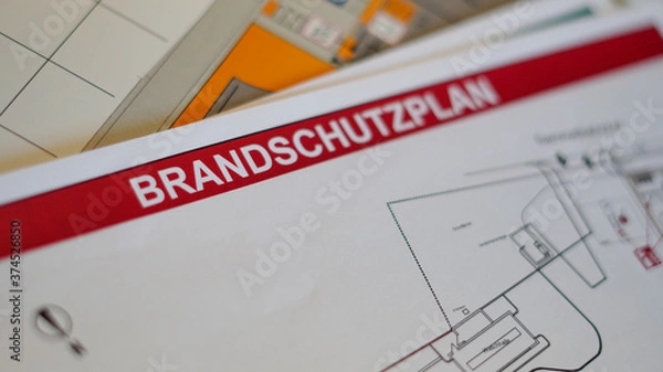 Obraz Brandschutzplan