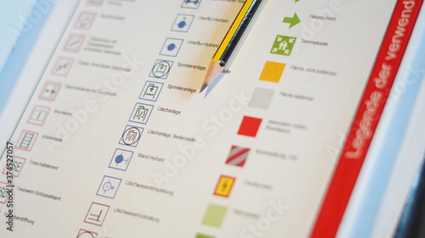 Obraz Legende vom Feuerwehrplan