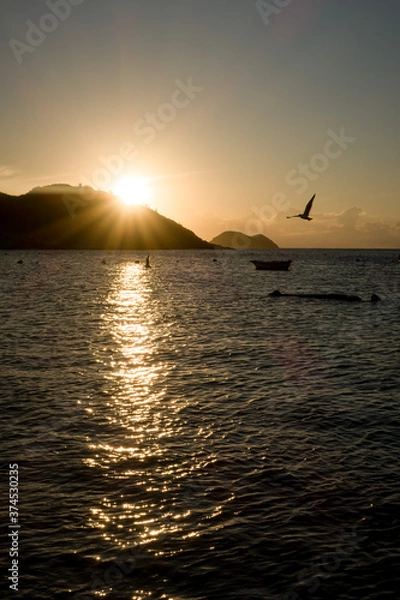 Obraz sunset over the sea