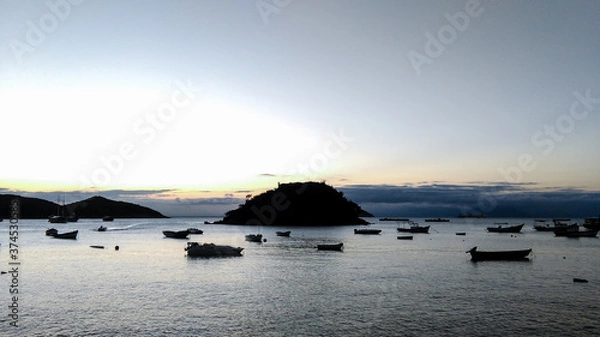 Obraz sunset on the sea