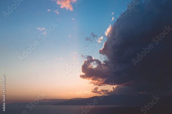 Obraz sunset in the sky