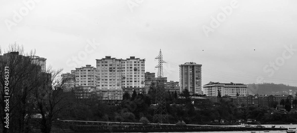 Obraz Unos grandes edificios.