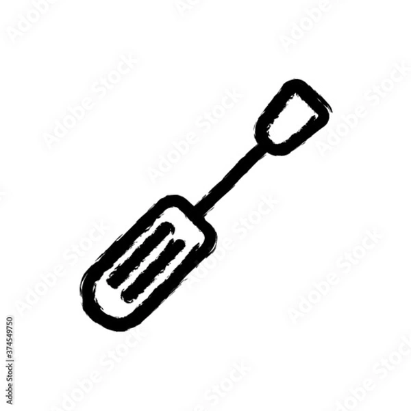 Obraz vector illustration hand drawn icon ofscrewdriver