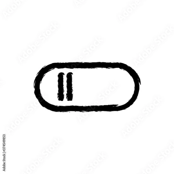 Obraz vector illustration hand drawn icon ofsettings off