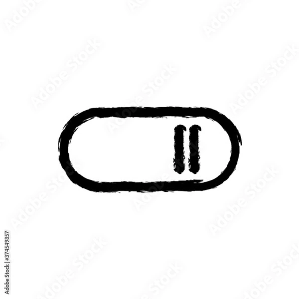 Obraz vector illustration hand drawn icon ofsettings on