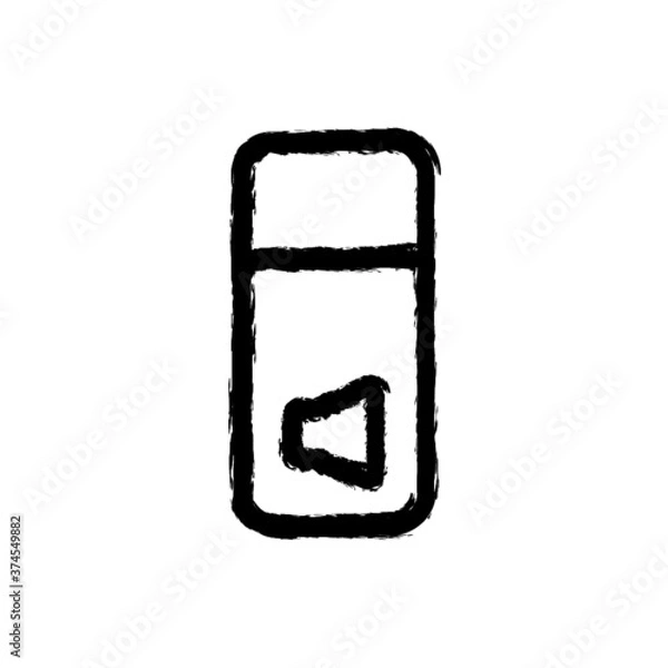 Obraz vector illustration hand drawn icon ofsettings sound