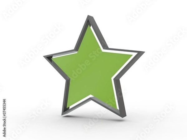 Fototapeta 3d Icon Stern